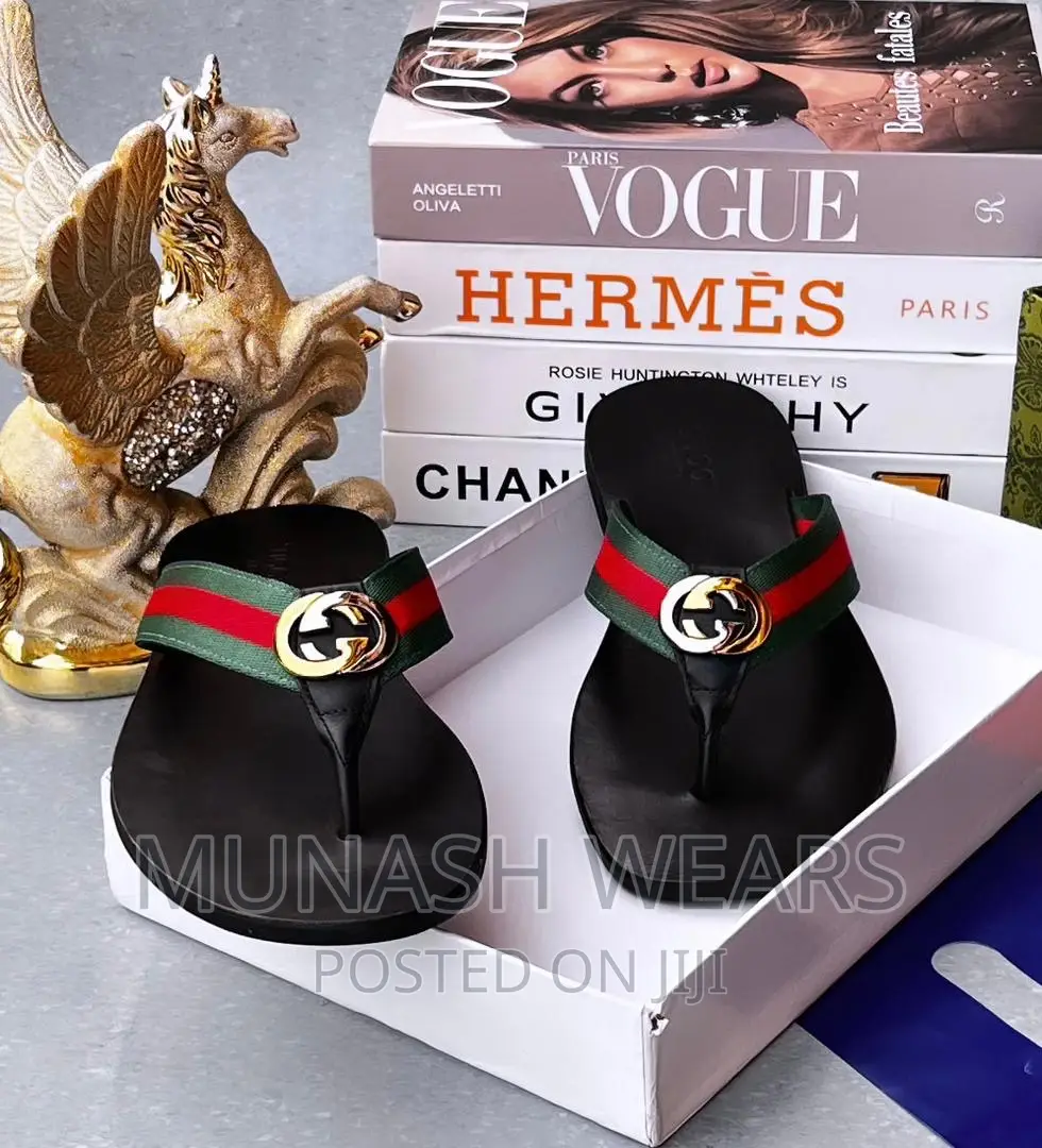 Gucci Leather Slipers