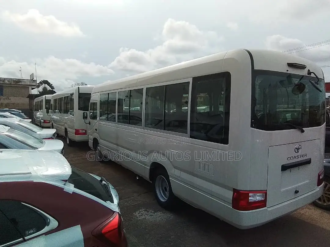 New Toyota Coaster 2023 White