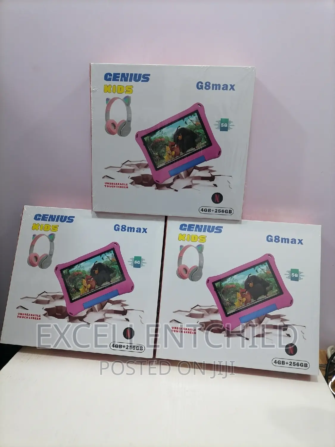 New GTouch Kids Tablet 256 GB Red