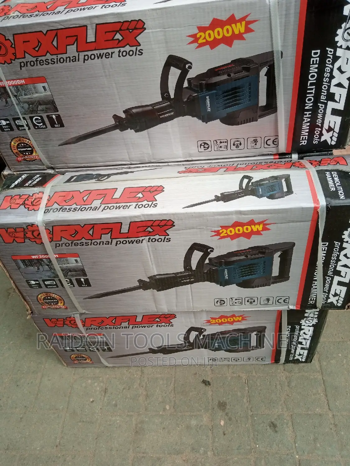 Jackhammer 2000w Worxflex