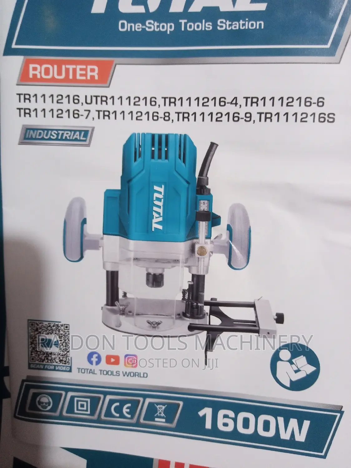 Router Machine 1600w Total