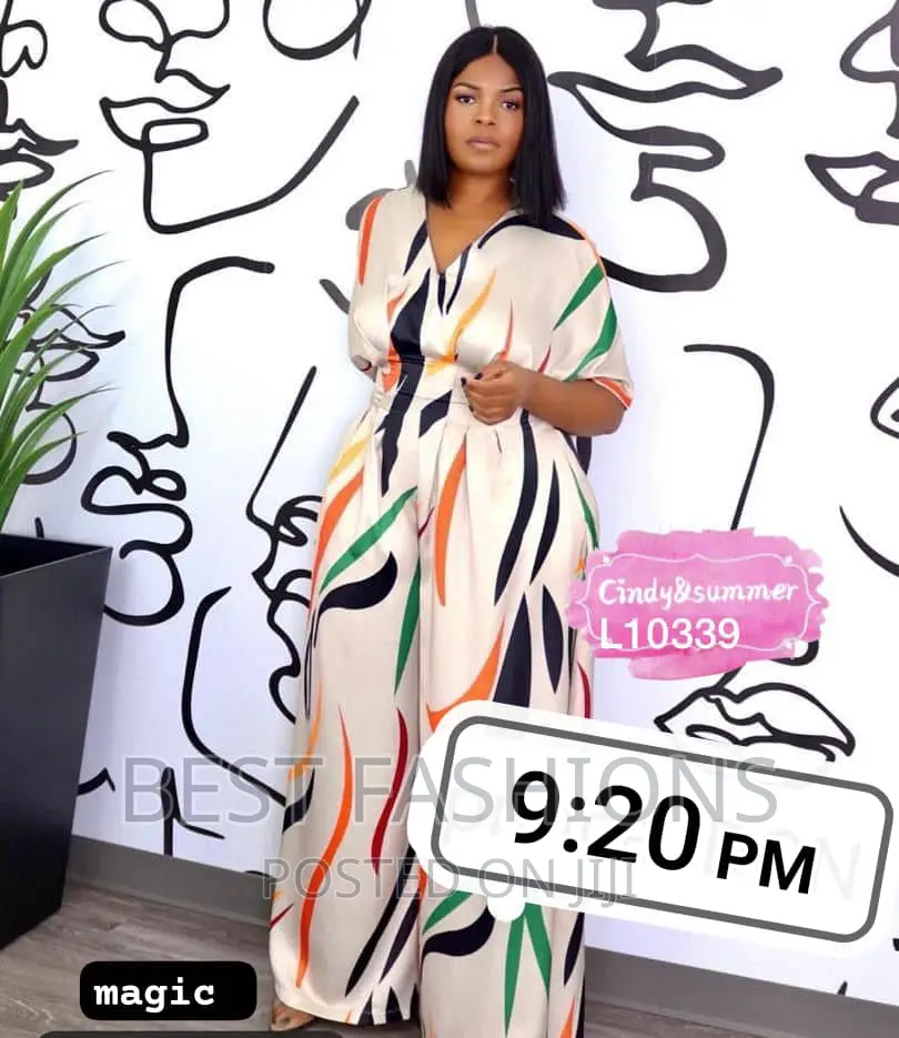 Cute Ladies Pattern Print Jumpsuit
