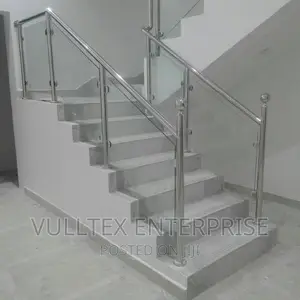 Stainless Steel/Glass Stair Handrail