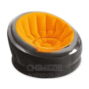 Inflatable Empire Chair Orange Color
