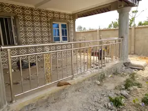 Stainless Handrails Design Flower Gold