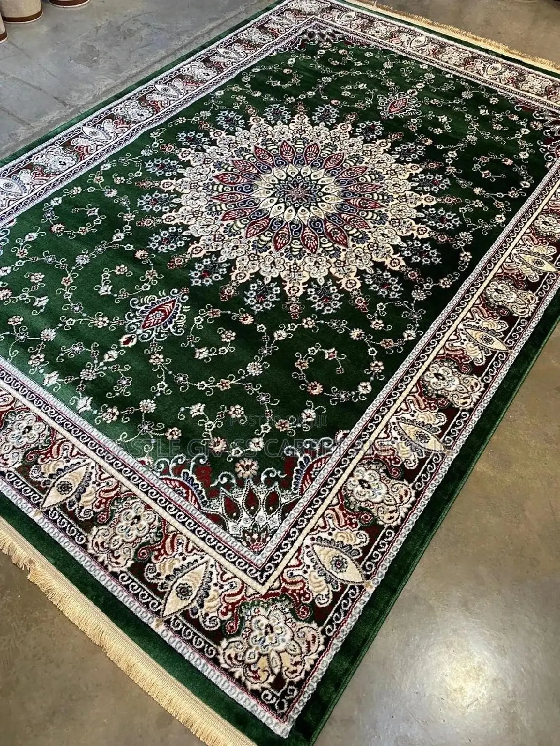 Turkish Center Rug Available In 5by7, 7by10