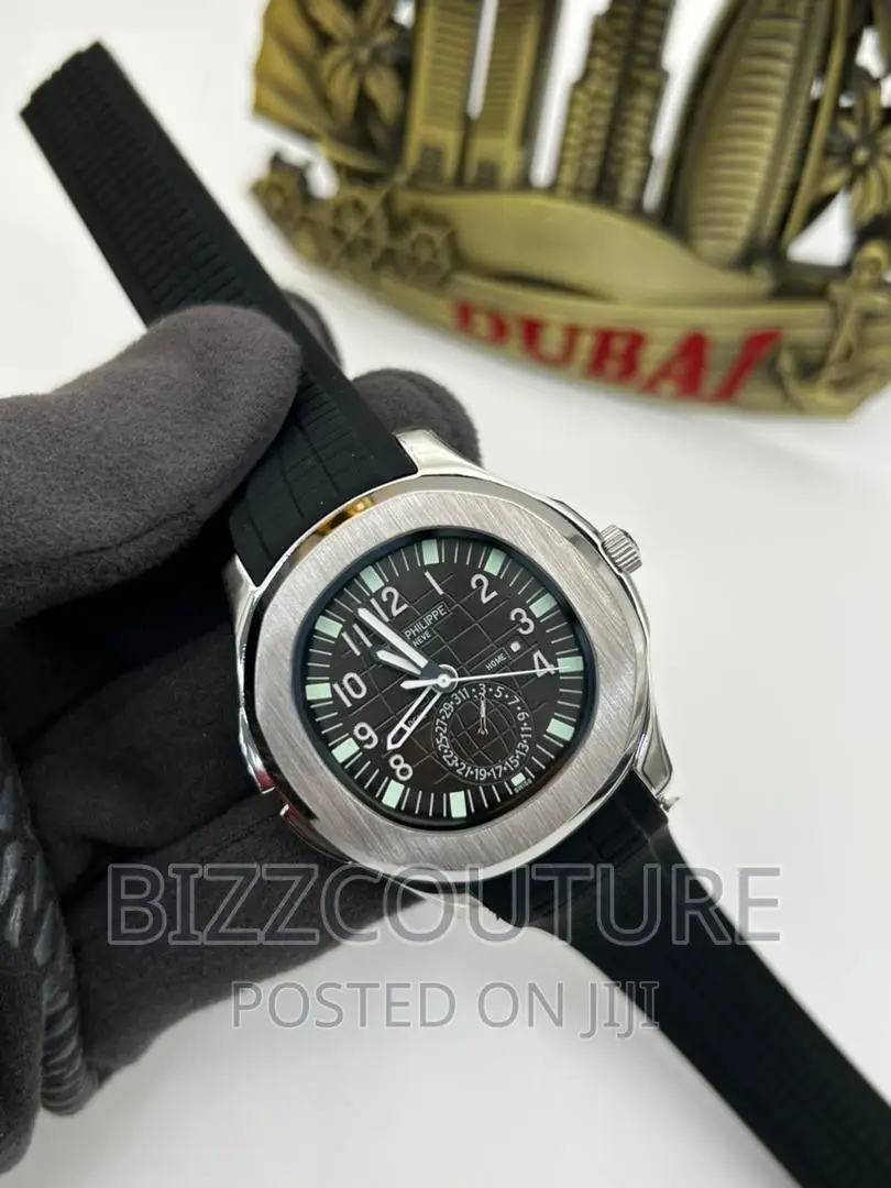 Original PATEK PHILIPPE Rubber Strap Watch Available Instore