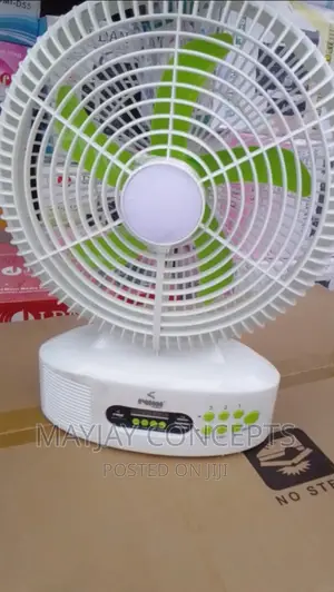 12" Iwin Solar Rechargeable Fan With Solar Panel-Mp3,RADIO