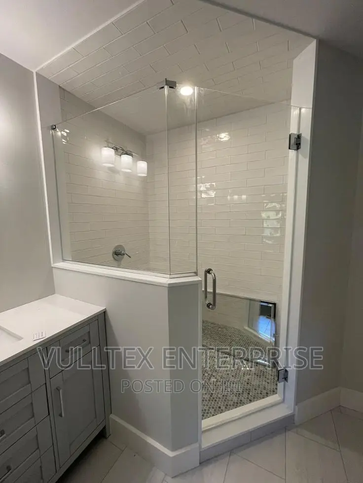 Glass Bathroom Cubicle Tempered Glass