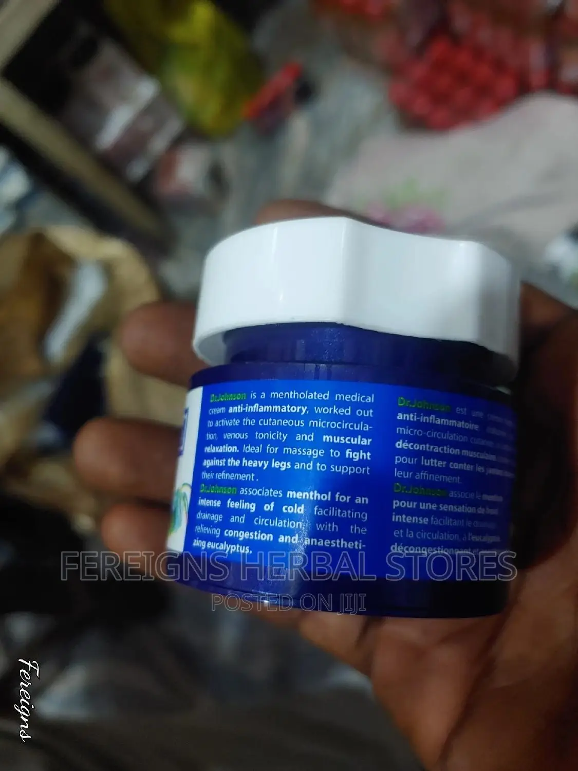 Dr Johnson Pain Reliever Mentholated Cream