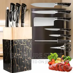 7/8pcs Stainless Knife Set -b