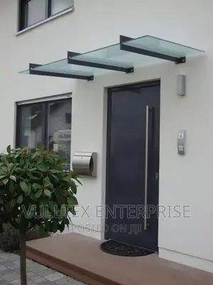 Front Entrance Glass Canopy