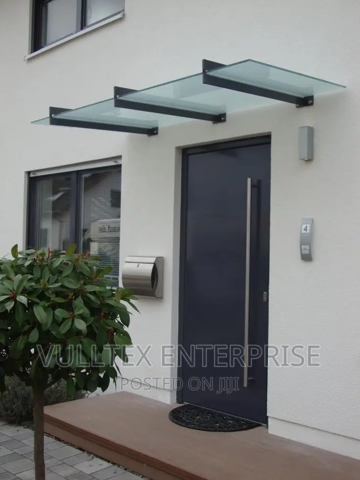 Front Entrance Glass Canopy