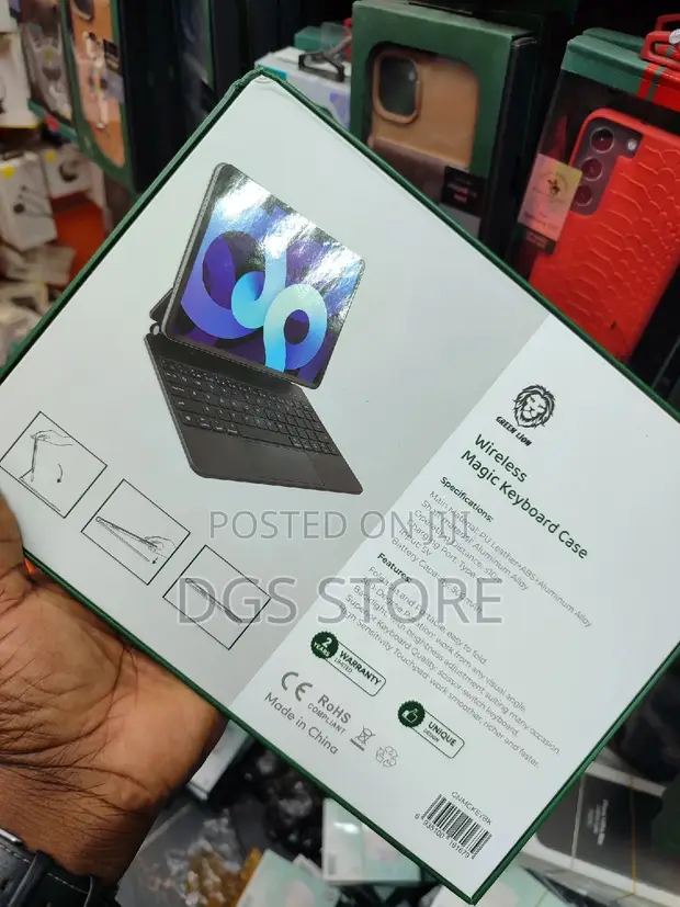 Green Lion Wireless Magic Keyboard Case for iPad 11inch in