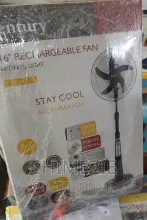 Century 16inch Rechargeable Fan