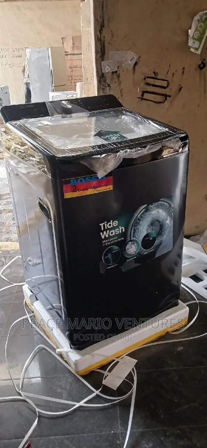 Quality Bosch Top Loader Washing Machine Automatic 25kg. in Lekki Home Appliances, Peace Mario