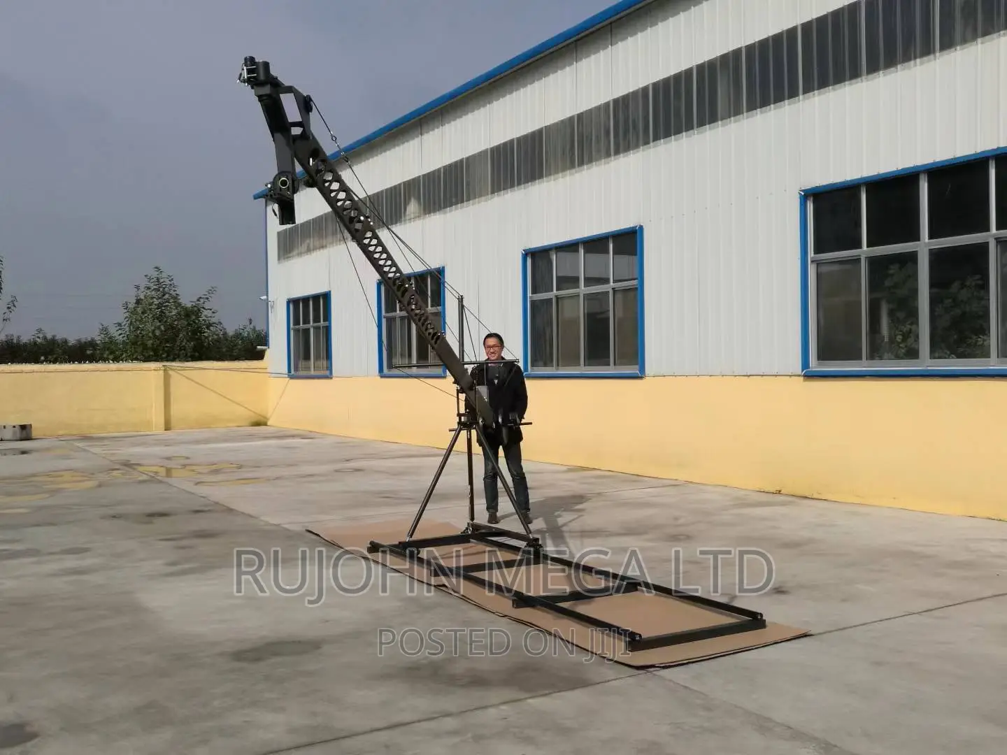 20ft Camera Crane With Track Dolly System for Video Shoot