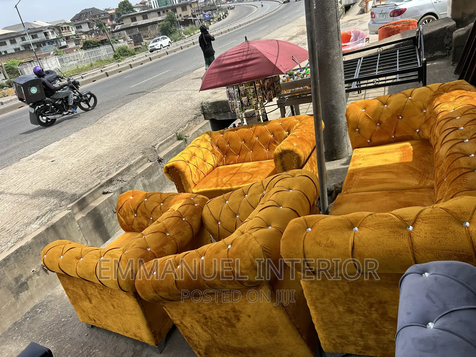 A Standard Living Room Sofa