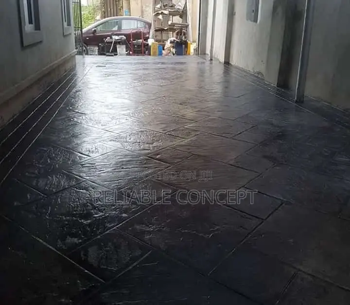 Stamped Concrete Floor
