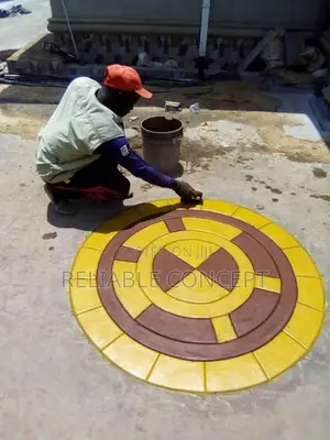 Stamped Concrete Floor
