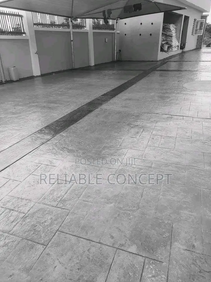 Stamped Concrete Floor