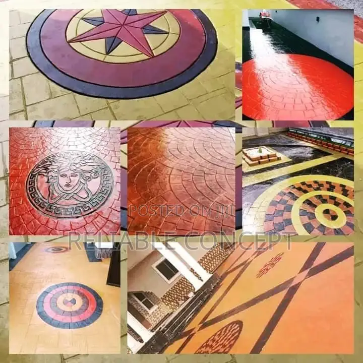 Stamped Concrete Floor