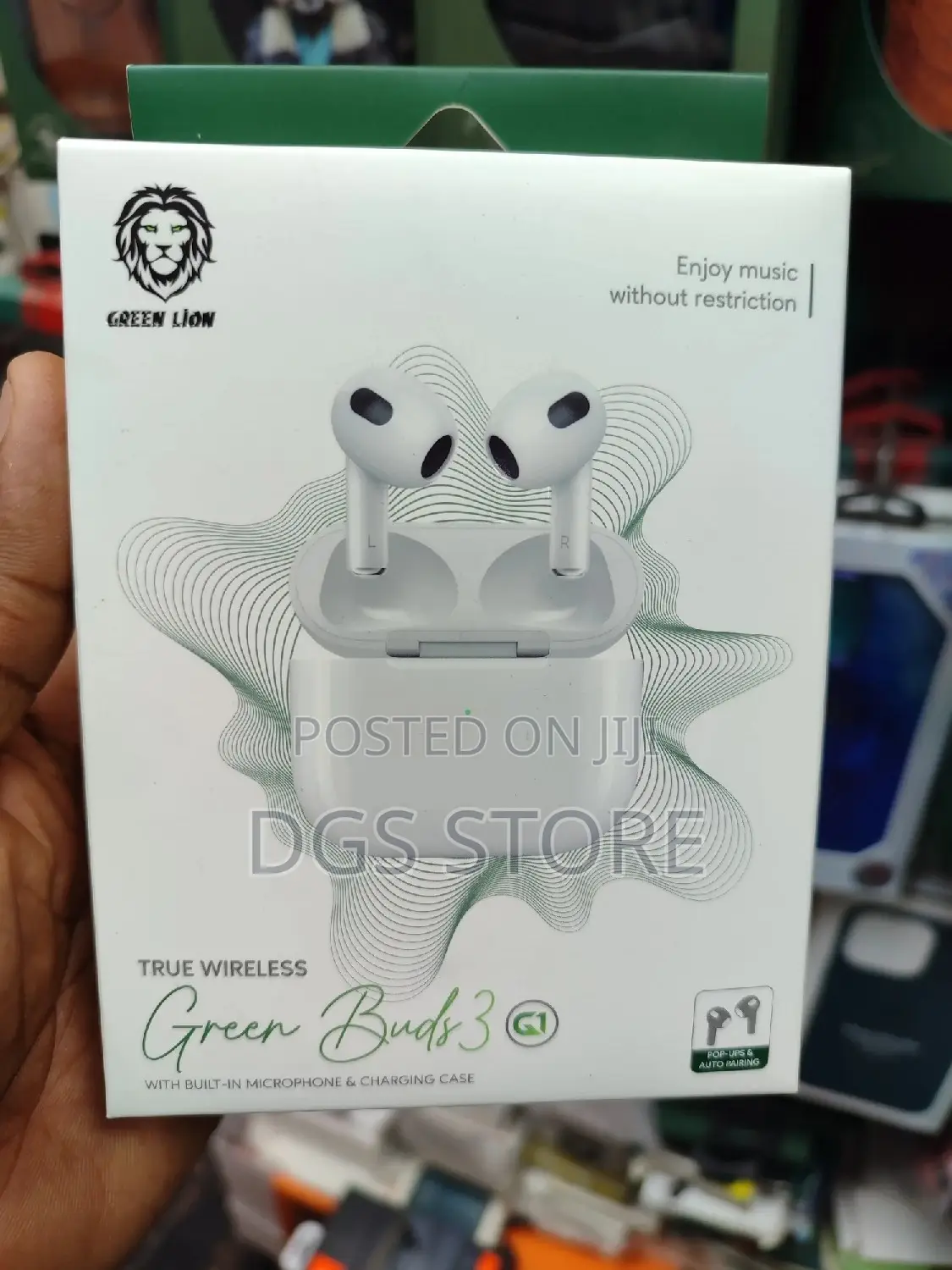 Green Lion Bud 3 G1 True Wireless Earbuds
