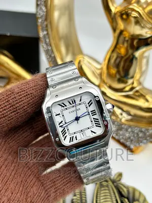 Original CARTIER Silver Steel Chain Watch Available in Store