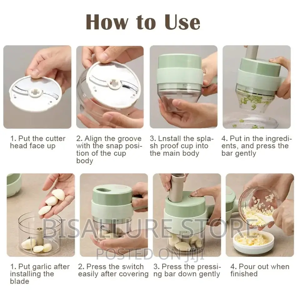 4 In 1 Electric Food Chopper And Processor