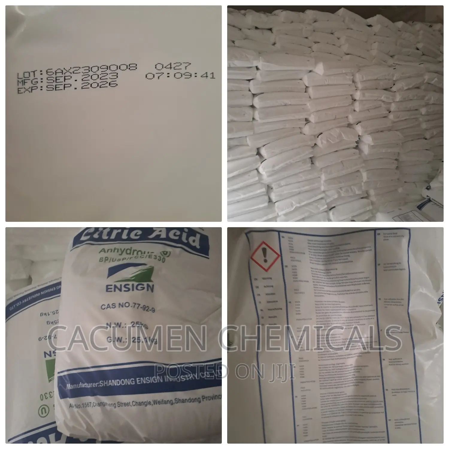 Citric Acid Anhydrous
