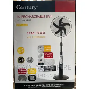 16 Inches Century Rechargeable 5 Standing Fan(5-9)Hours