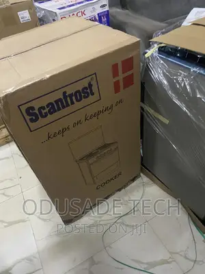 SCANFROST Gas Cooker 4 Burner With Oven