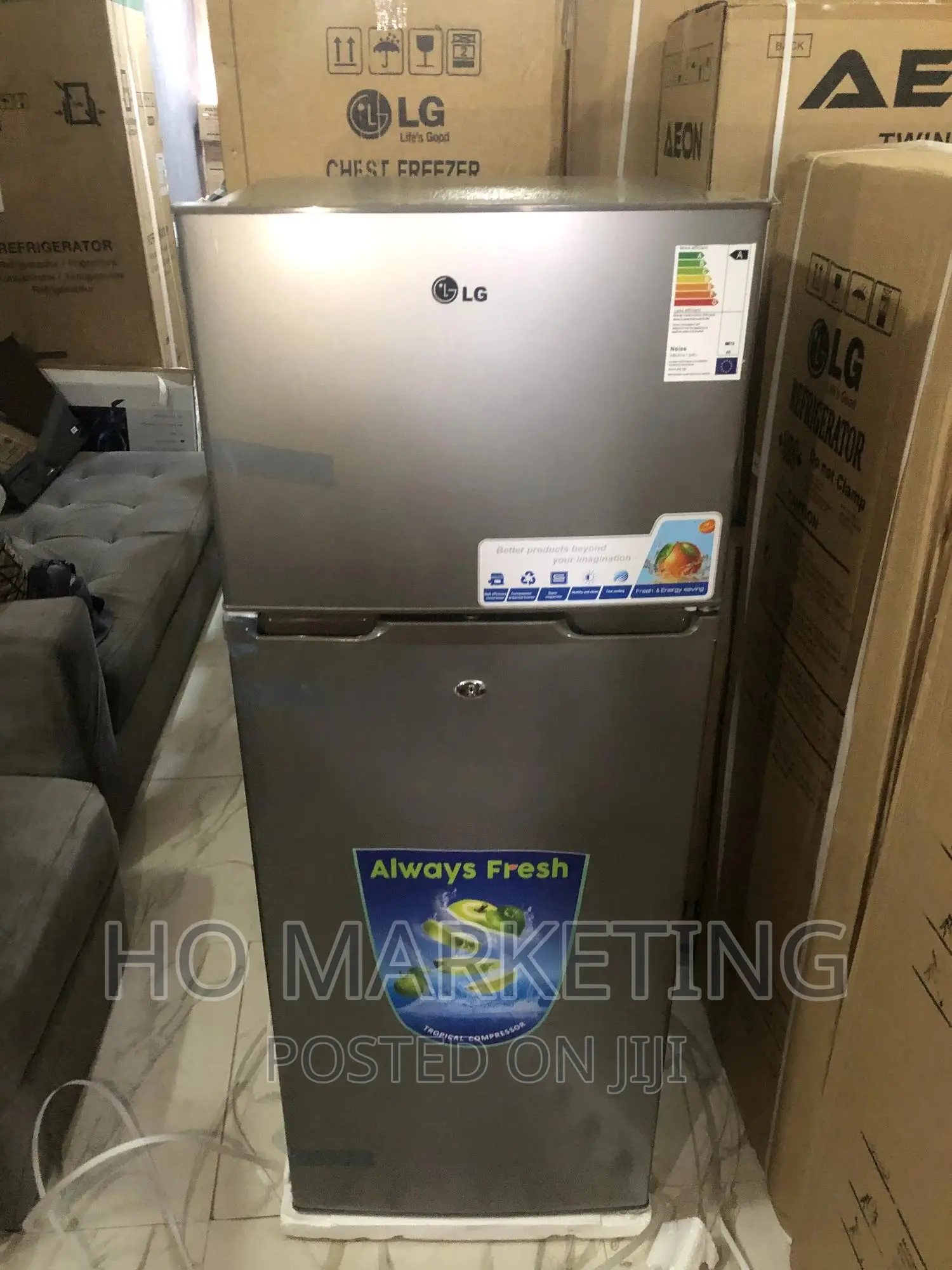 Lg Double Door Refrigerator Silver 200l -(Gc-398l)