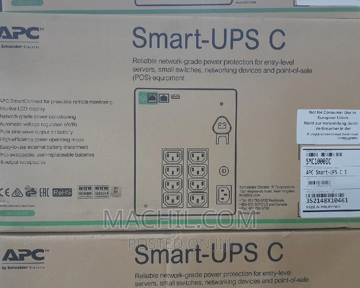 Apc Smart Ups 1kva Smc1000ic
