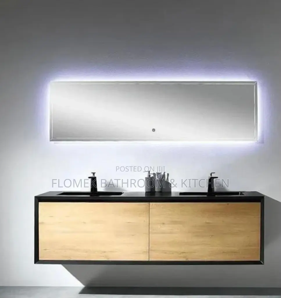LED Mirror With Cabinet