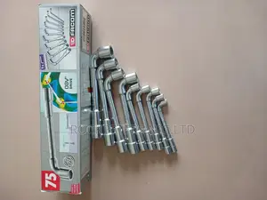Facom 75.J9pb 9 Piece Metric Angled Socket Wrench Set 8-19mm