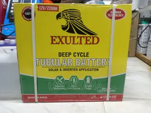220ah 12v Exulted Tall Tabular Deepcycle Solar India Battery