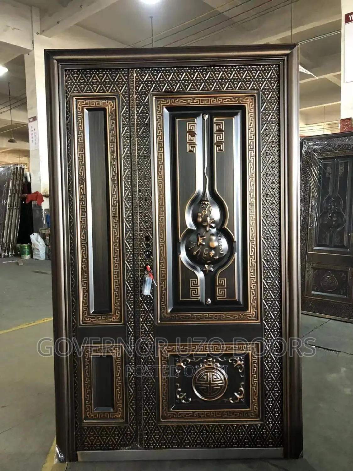 Italian Copper Security Door