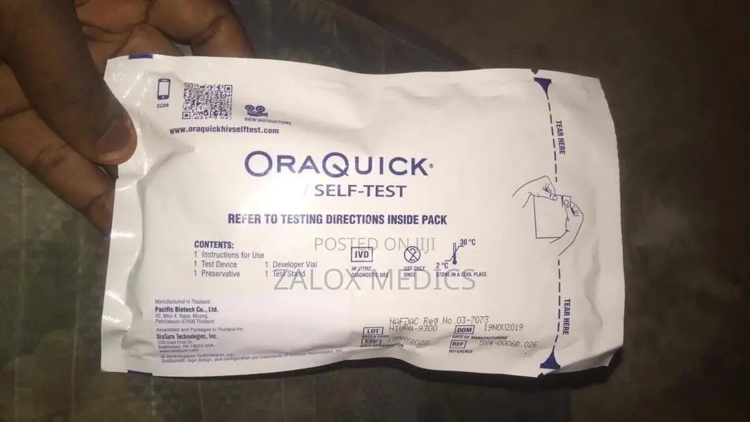 Oraquick HIV Self Test Kit