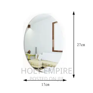 Wall Stickers Mirror Acrylic Mirror Reflective Surface Oval