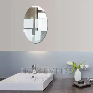 Wall Stickers Mirror Acrylic Mirror Reflective Surface Oval
