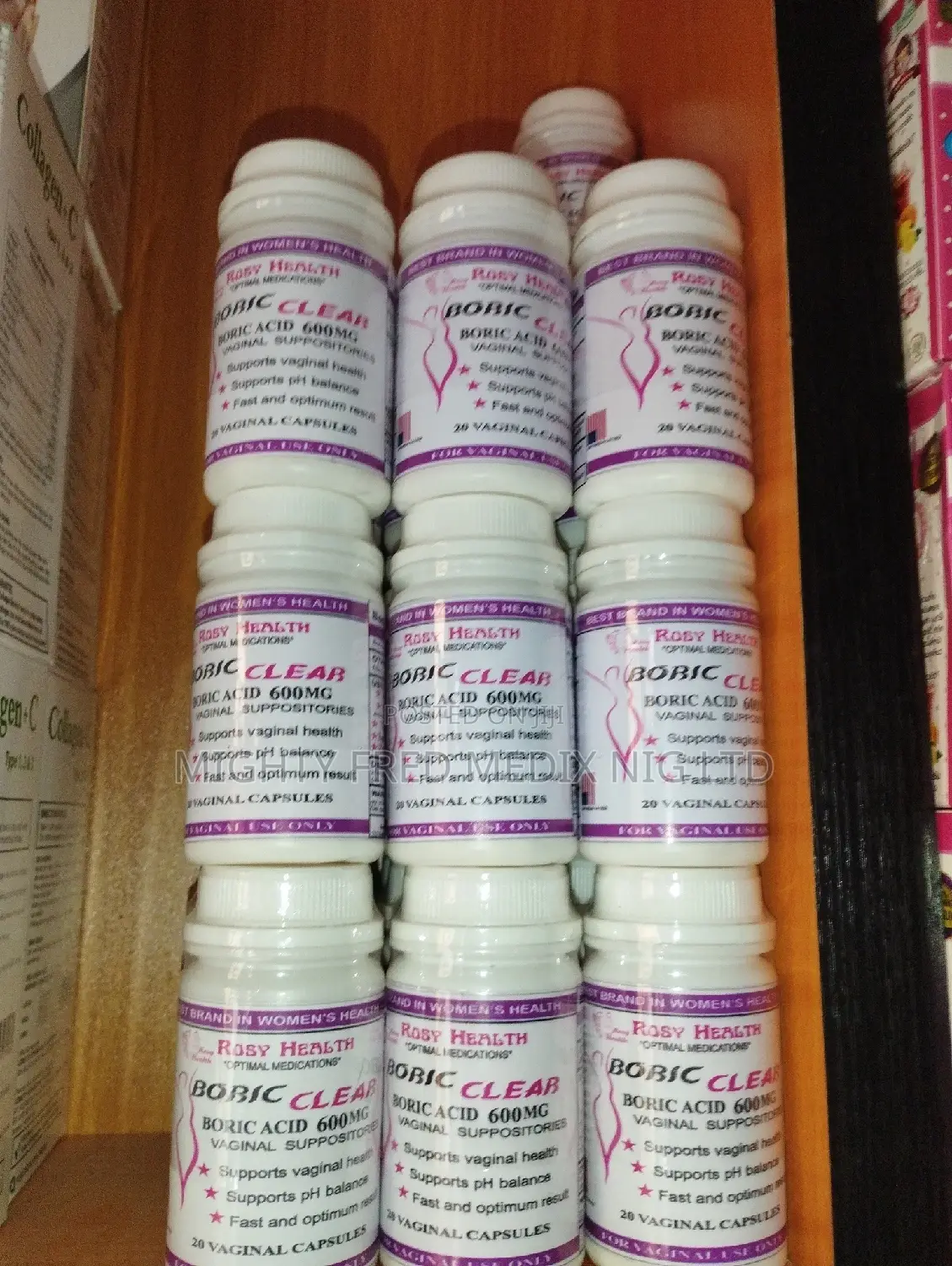 Boric Acid Clear 600mg