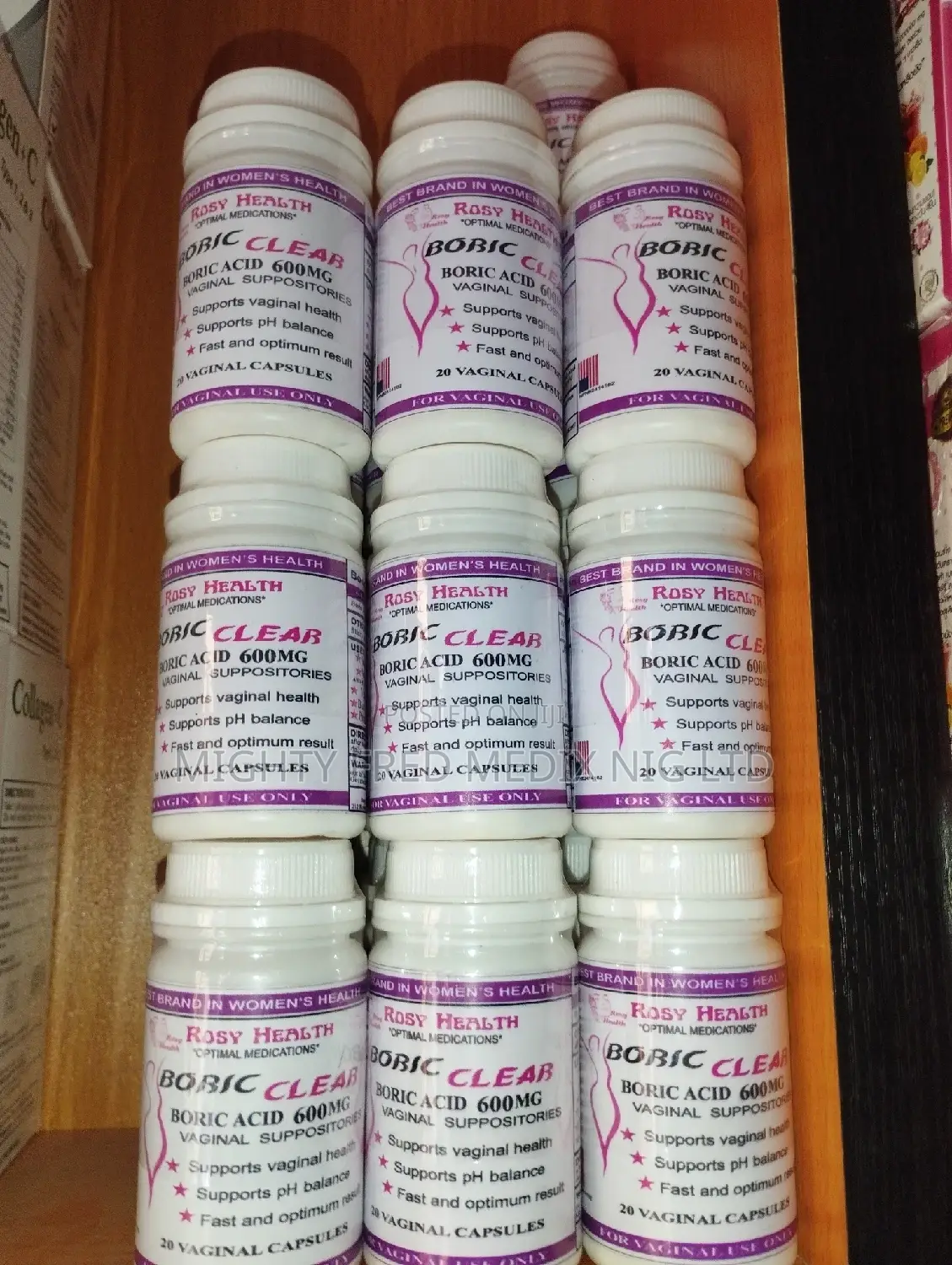Boric Acid Clear 600mg