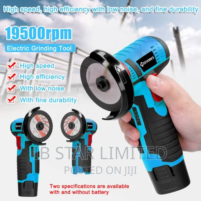 Electric Angle Grinder Rechargeable Grinding Tool