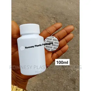 Luxury 100ml Capsule Jar Pill Containers