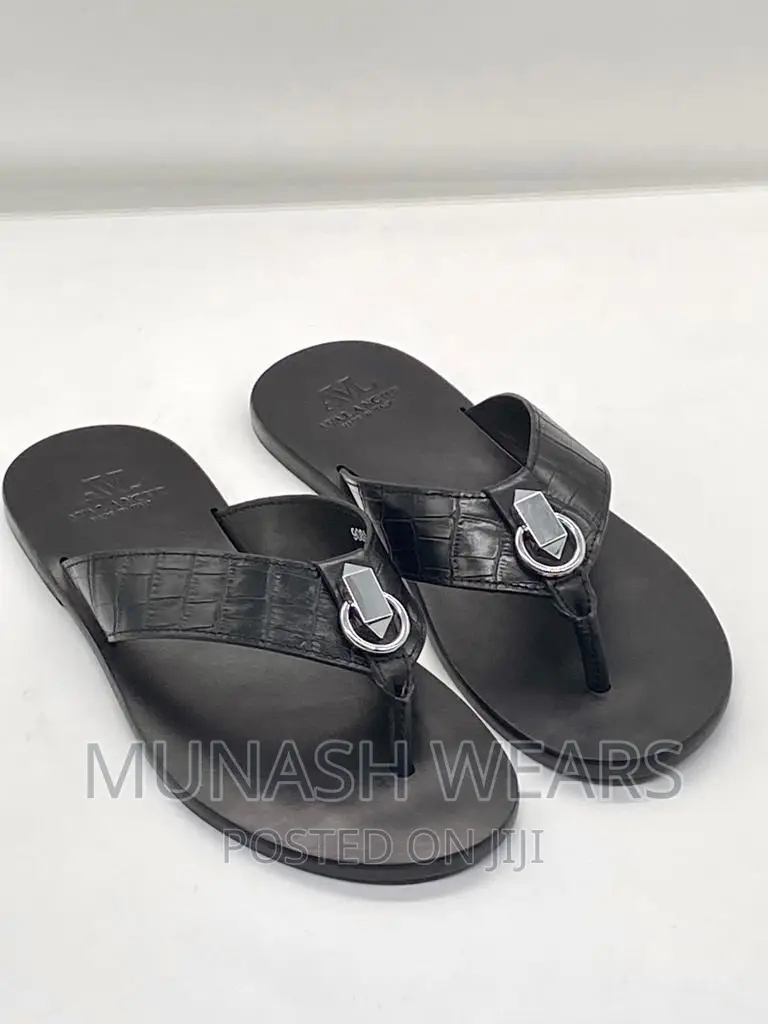 Italian AVL Leather Slipers