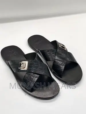 Italian AVL Leather Slipers