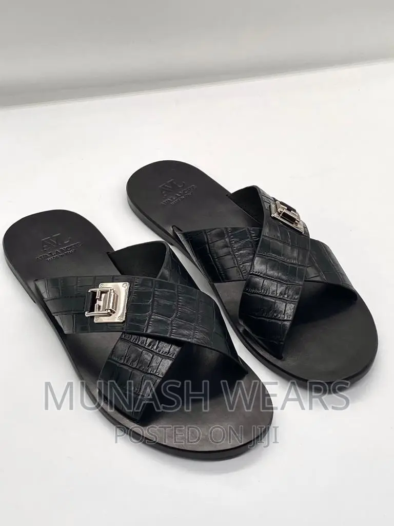 Italian AVL Leather Slipers