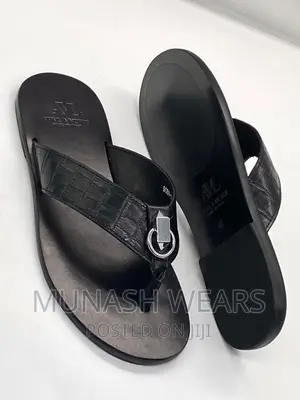 Italian AVL Leather Slipers
