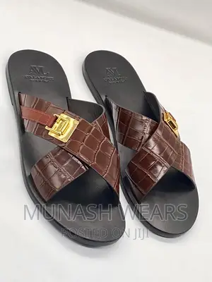 Italian AVL Leather Slipers